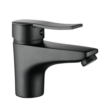 Bateria Umywalkowa Stojąca z Korkiem MADERA Czarna