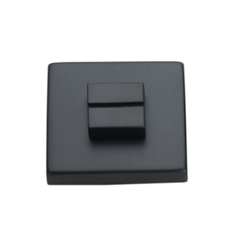 Szyld Krótki Kwadratowy WC Czarny Kuchinox