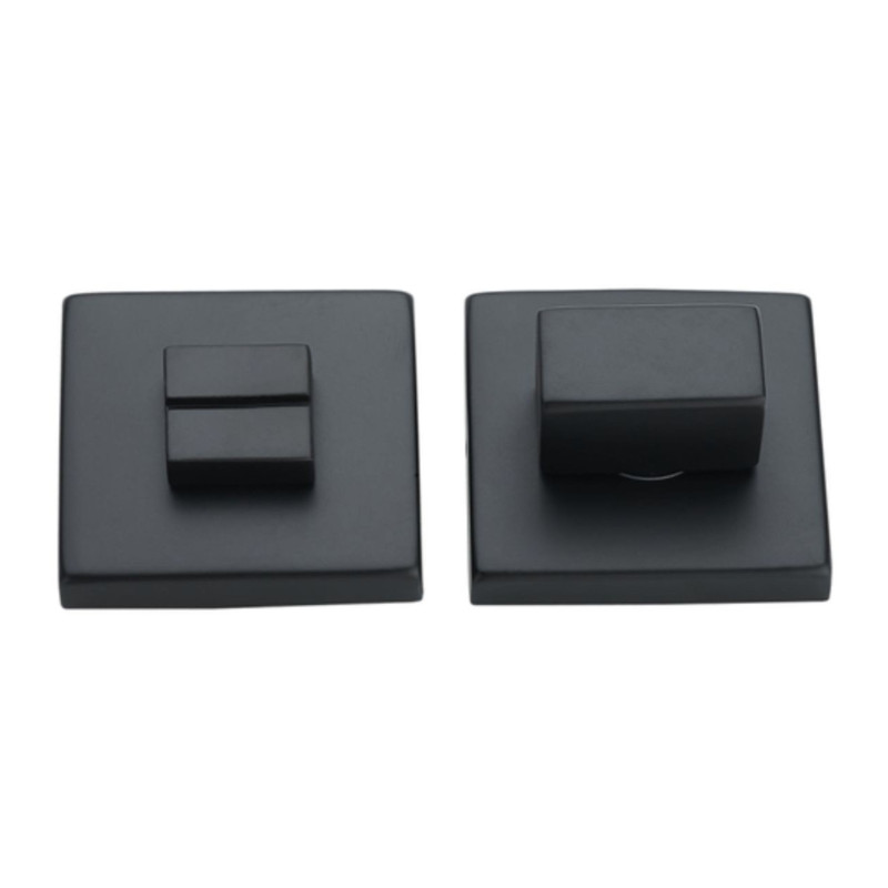 Szyld Krótki Kwadratowy WC Czarny Kuchinox