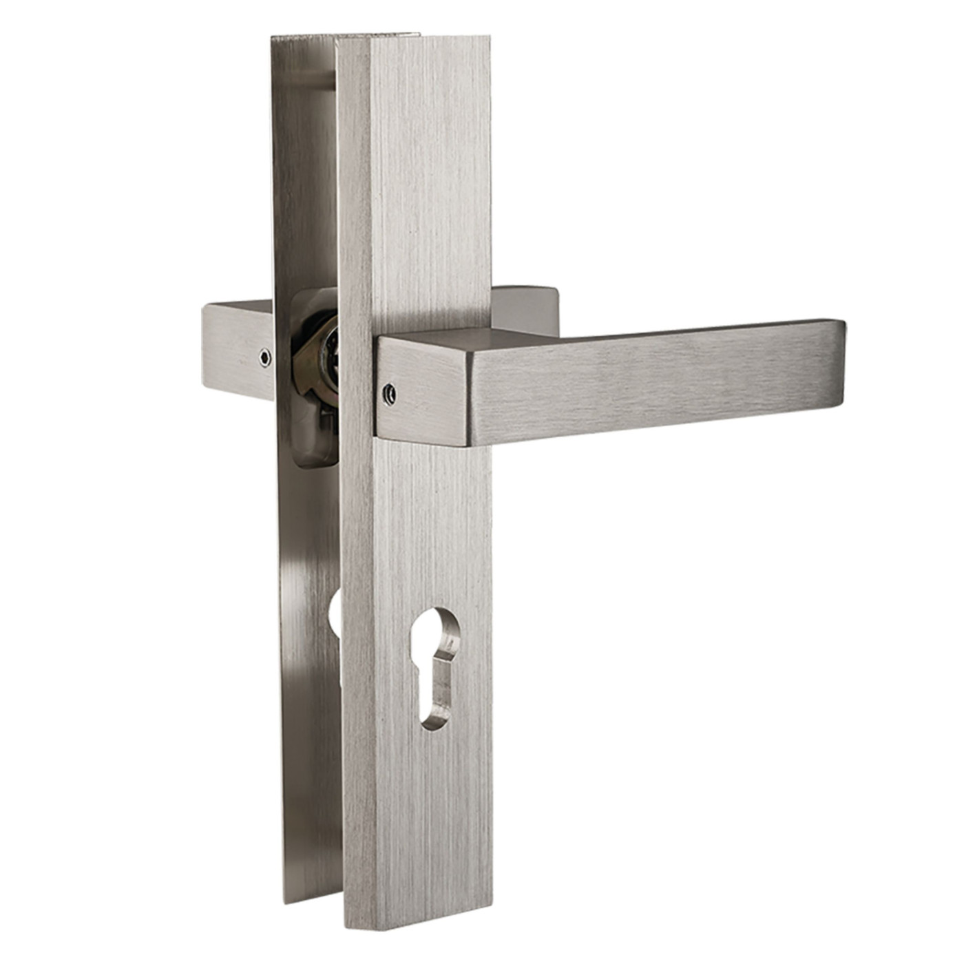 Klamka do Drzwi Zewnętrznych Floko Satyna 72mm