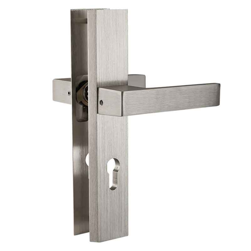 Klamka do Drzwi Zewnętrznych Floko Satyna 72mm