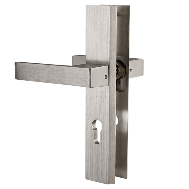 Klamka do Drzwi Zewnętrznych Floko Satyna 72mm