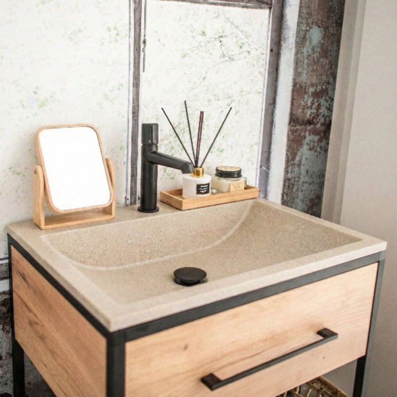 Umywalka Meblowa Granitowa Beżowa ALBANO