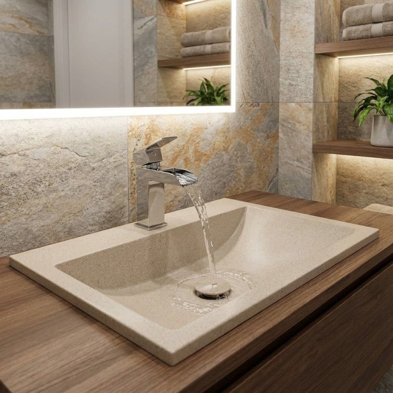 Umywalka Meblowa Granitowa Beżowa ALBANO