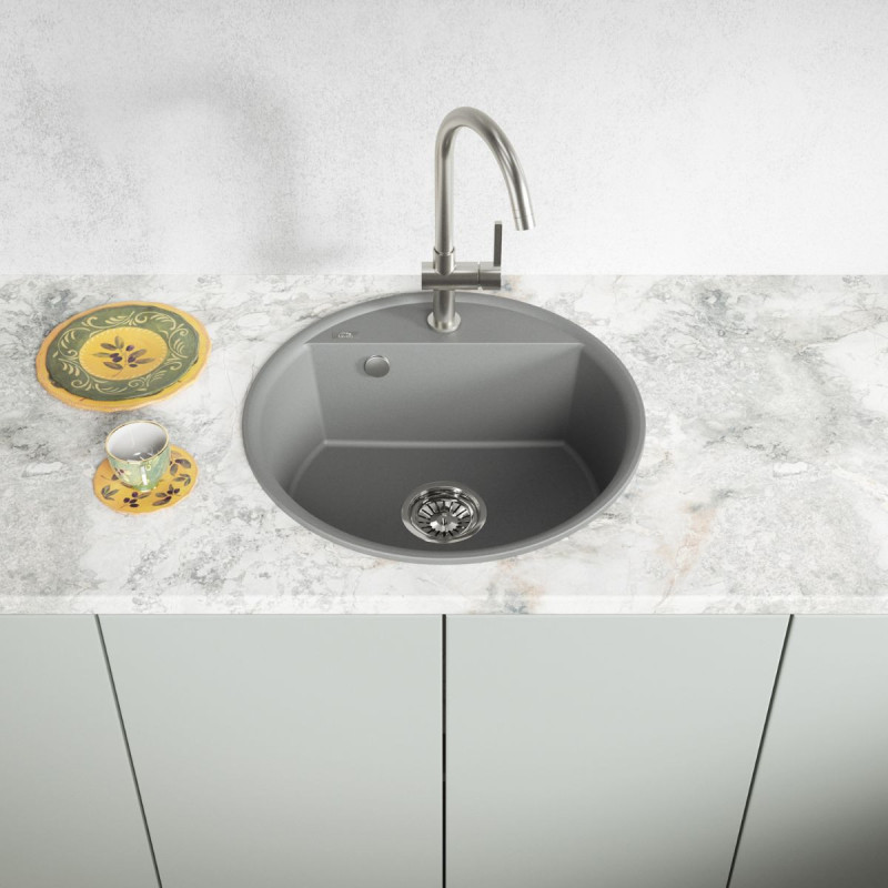 Zlewozmywak Granitowy Okrągły Volcano Muna Zlewozmywak Granitowy Okrągły Volcano Muna