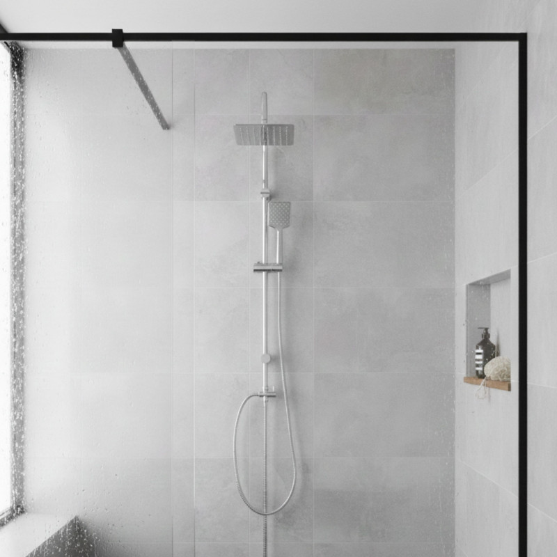 Kolumna Natryskowa Ścienna Srebrna LIMA Kuchinox Kolumna Natryskowa Ścienna Srebrna LIMA Kuchinox