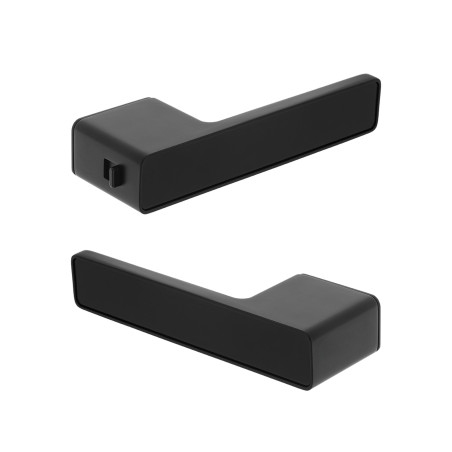 Klamka do Drzwi Wewnętrznych z Blokadą Czarna SOMBRA Kuchinox