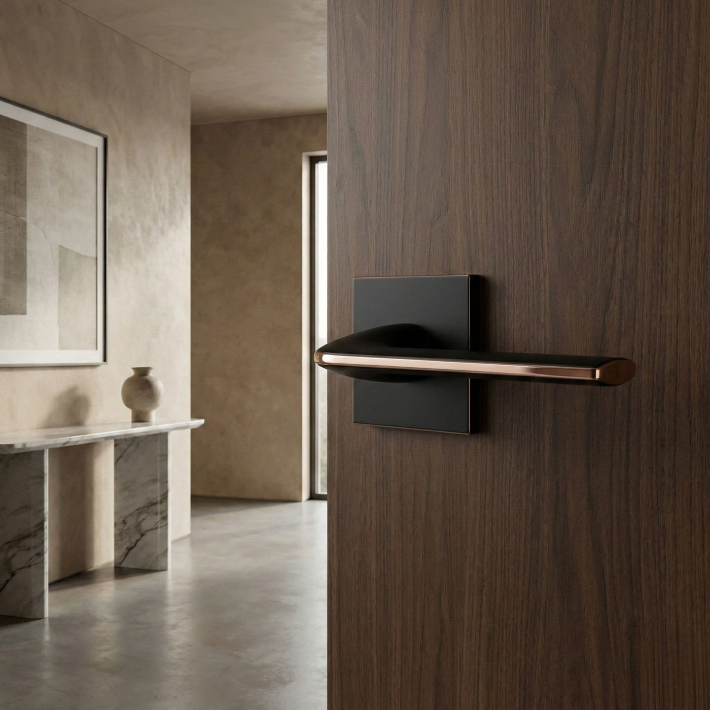 Klamka do Drzwi Wewnętrznych Czarna z Elementami Złota Maroko Klamka do Drzwi Wewnętrznych Czarna z Elementami Złota Maroko