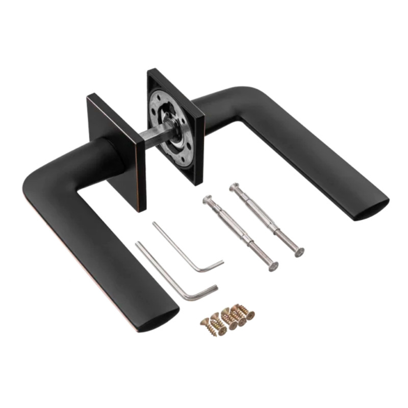 Klamka do Drzwi Wewnętrznych Czarna z Elementami Złota Maroko Klamka do Drzwi Wewnętrznych Czarna z Elementami Złota Maroko