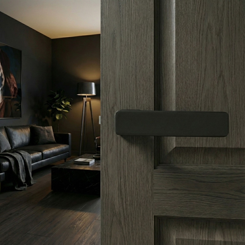 Klamka na rozecie MALI Czarna Kuchinox