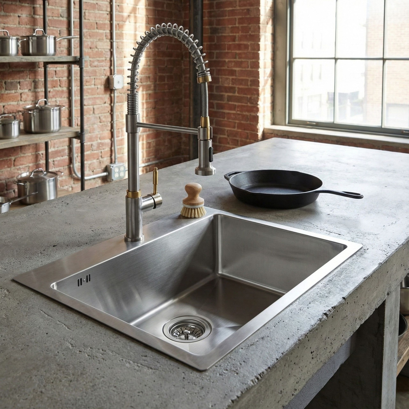 Zlewozmywak Stalowy Jednokomorowy Wpuszczany MALAWI Zlewozmywak Stalowy Jednokomorowy Wpuszczany MALAWI