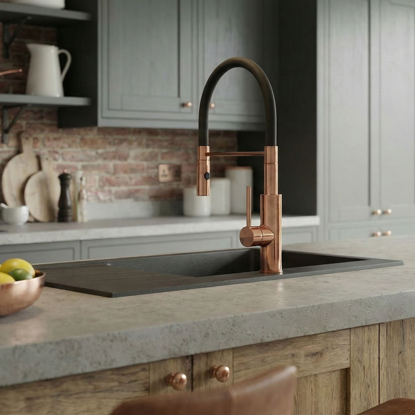 Bateria Kuchenna z Elastyczną Wylewką SHIRE