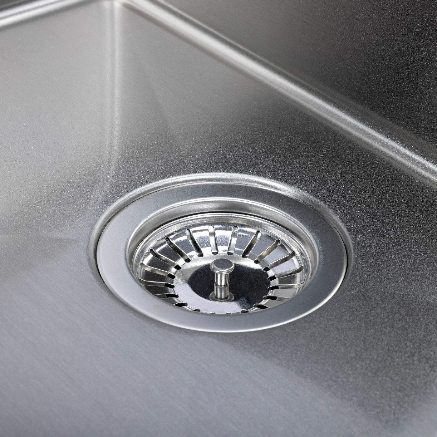 Zlew Zlewozmywak Jednokomorowy Stalowy z Syfonem Inox Marmara