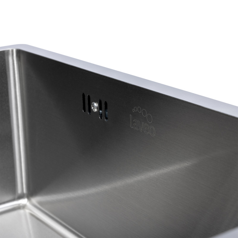 Zlew Zlewozmywak Jednokomorowy Stalowy z Syfonem Inox Marmara