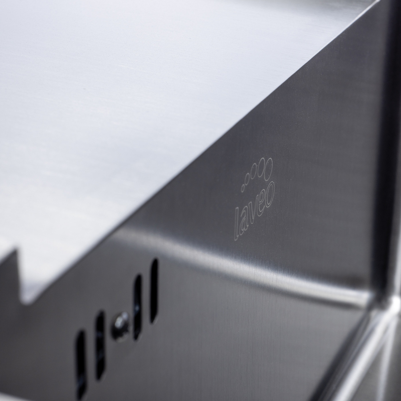 Zlewozmywak Jednokomorowy z Ociekaczem  Stalowy z Syfonem Grafit Marmara