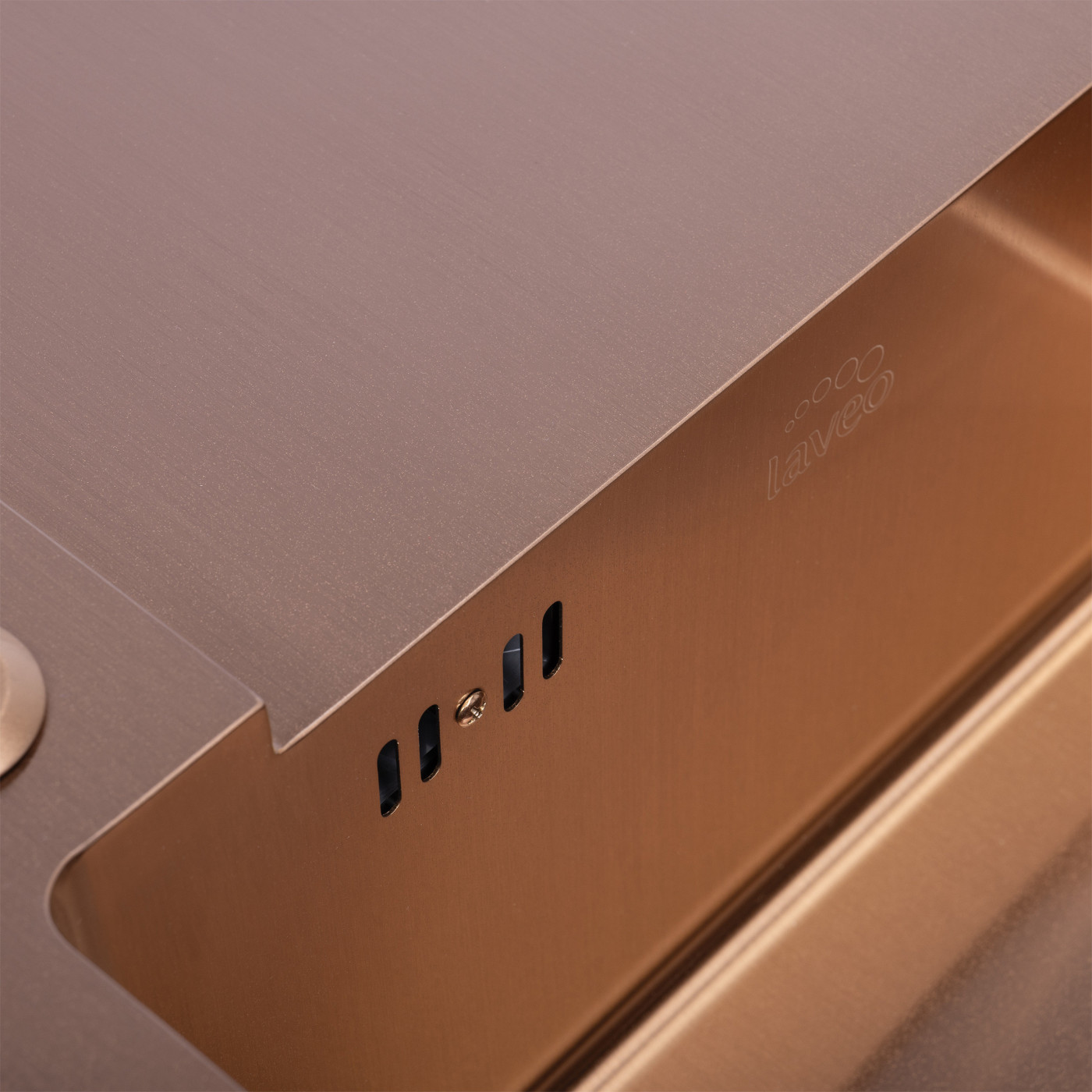 Zlewozmywak Jednokomorowy z Ociekaczem Stalowy Miedź Marmara