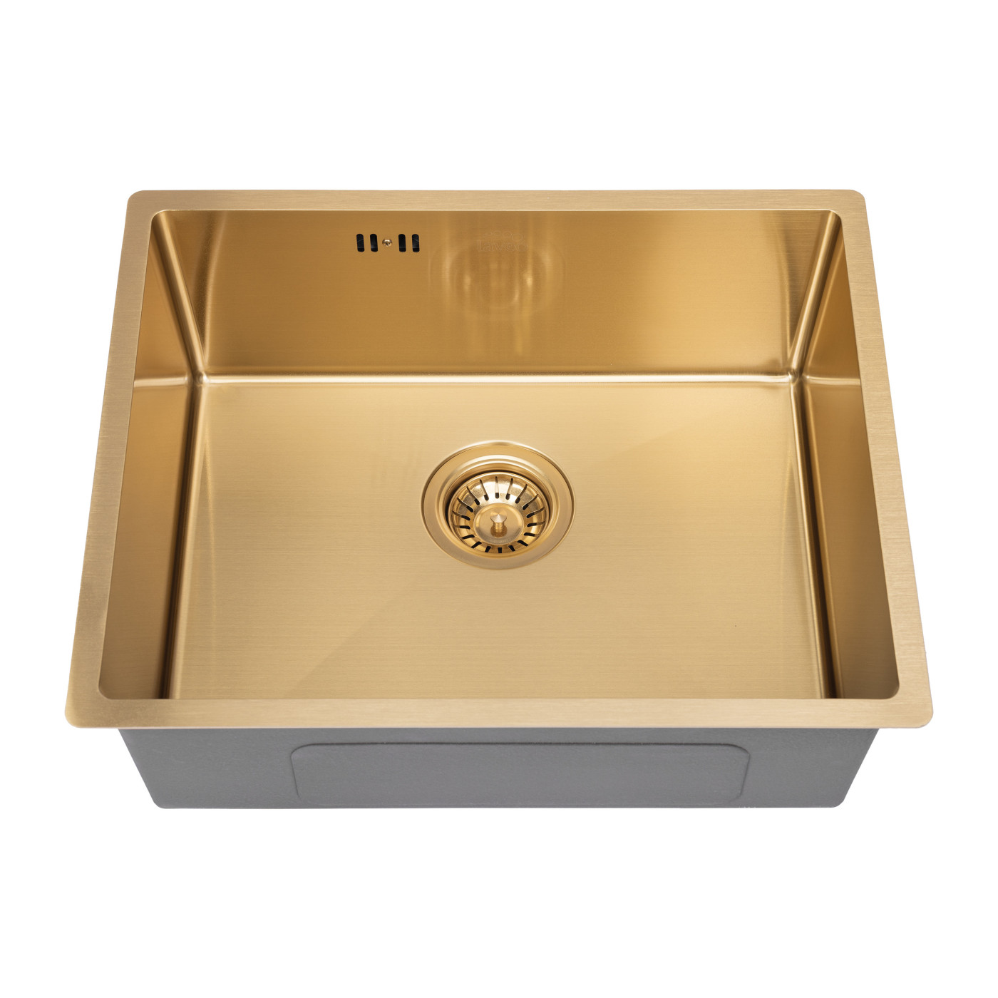 Zlewozmywak Jednokomorowy Stalowy Złoty  Marmara