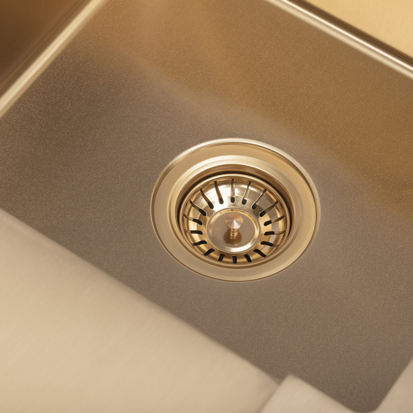 Zlewozmywak Jednokomorowy z Ociekaczem Stalowy Złoty Marmara