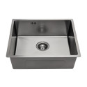 Zlewozmywak Jednokomorowy Stalowy Grafit Marmara