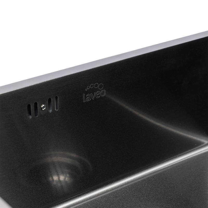 Zlewozmywak Jednokomorowy Stalowy Grafit Marmara