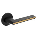 Klamka Wewnętrzna ELIKA II Czarna / Złota