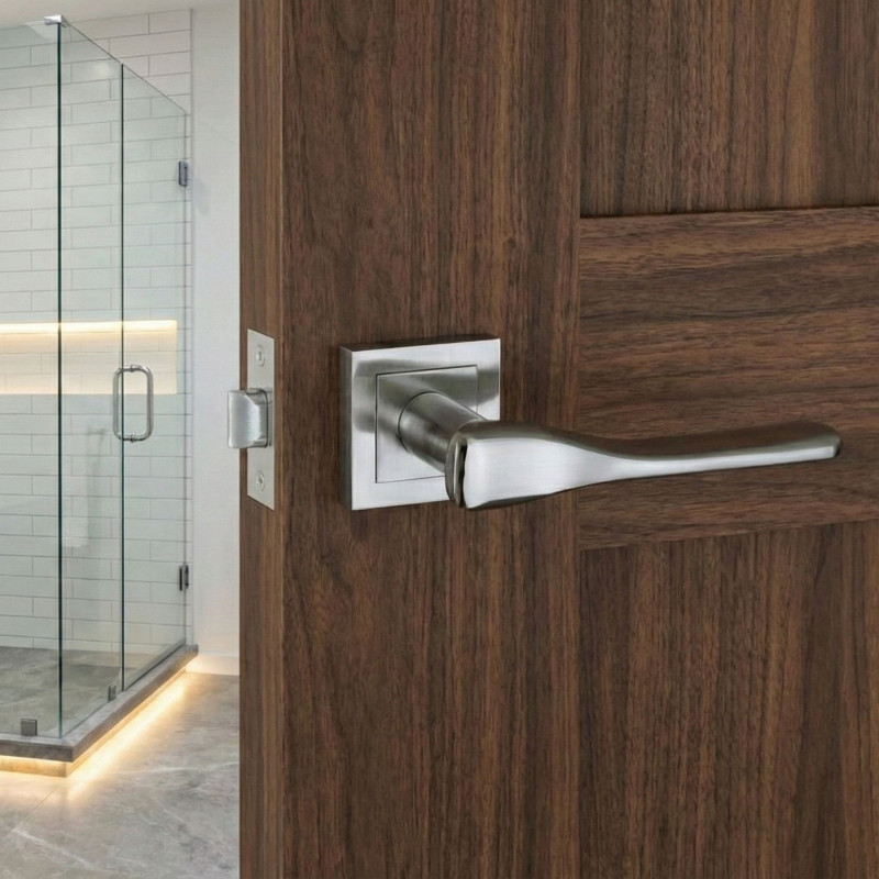 Klamka do Drzwi Kuchinox LUSIOS Kwadratowa Satyna