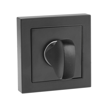 Szyld Krótki Kwadratowy WC Czarny Mat