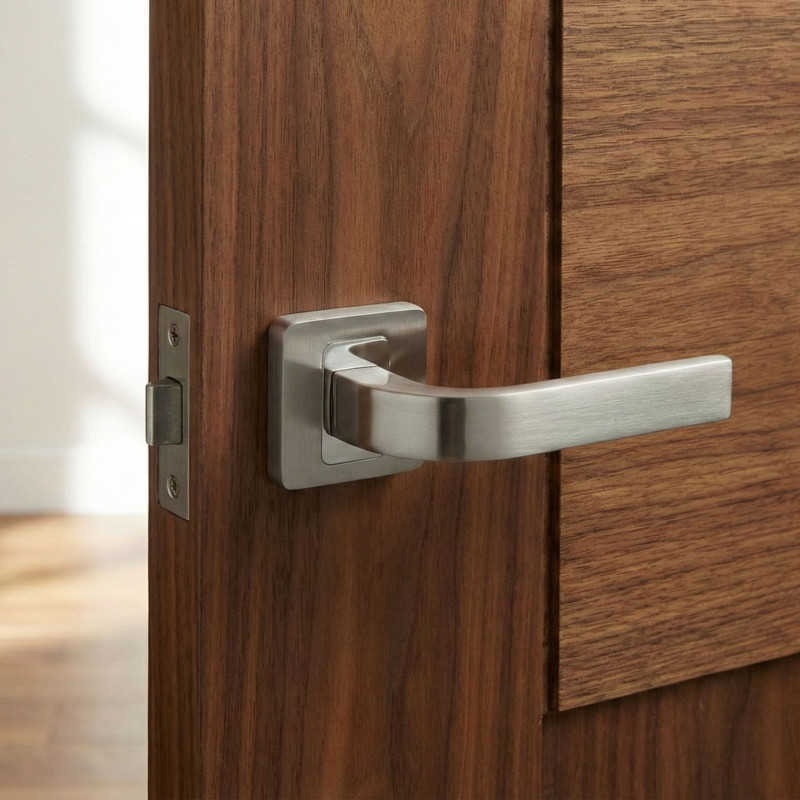 Klamka Wewnętrzna TIMOR Satyna/chrom