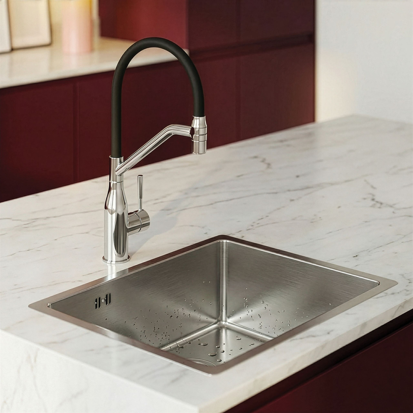 Zlewozmywak Jednokomorowy Zlew Stalowy Podwieszany ADEN Inox