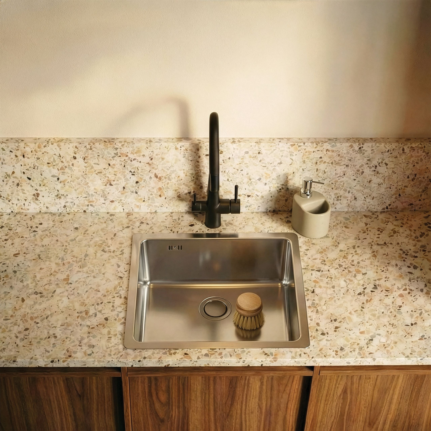 Zlewozmywak Jednokomorowy Zlew Stalowy Podwieszany ADEN Inox