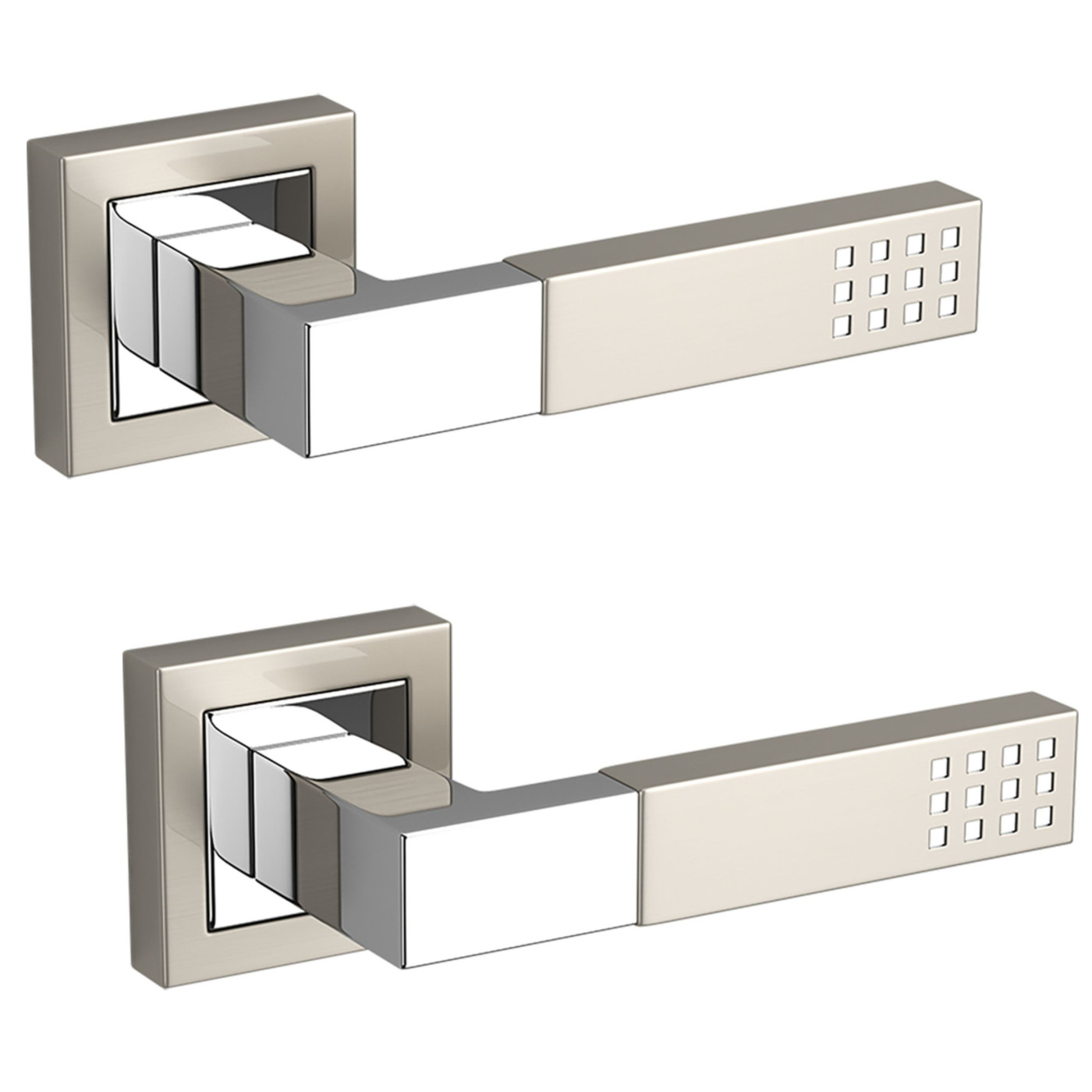 Klamka Do Drzwi Wewnętrznych Prima Satyna/Chrom
