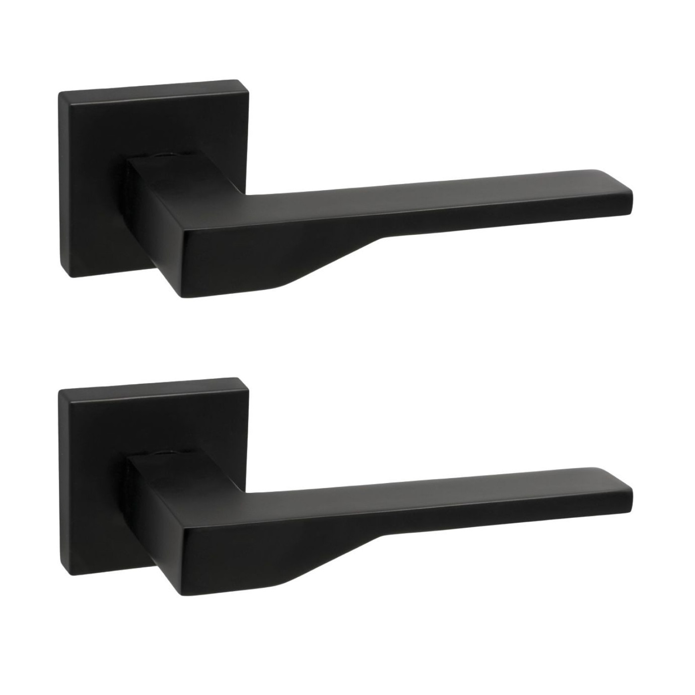 Klamka Wewnętrzna Areus Czarna Mat