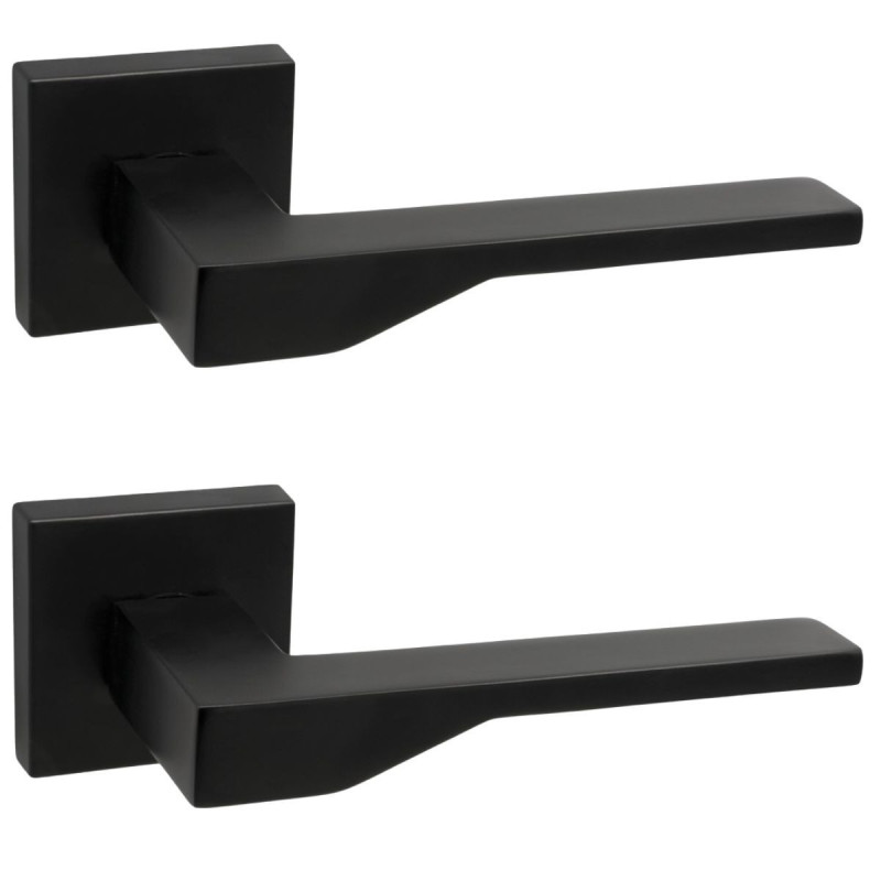 Klamka Wewnętrzna Areus Czarna Mat