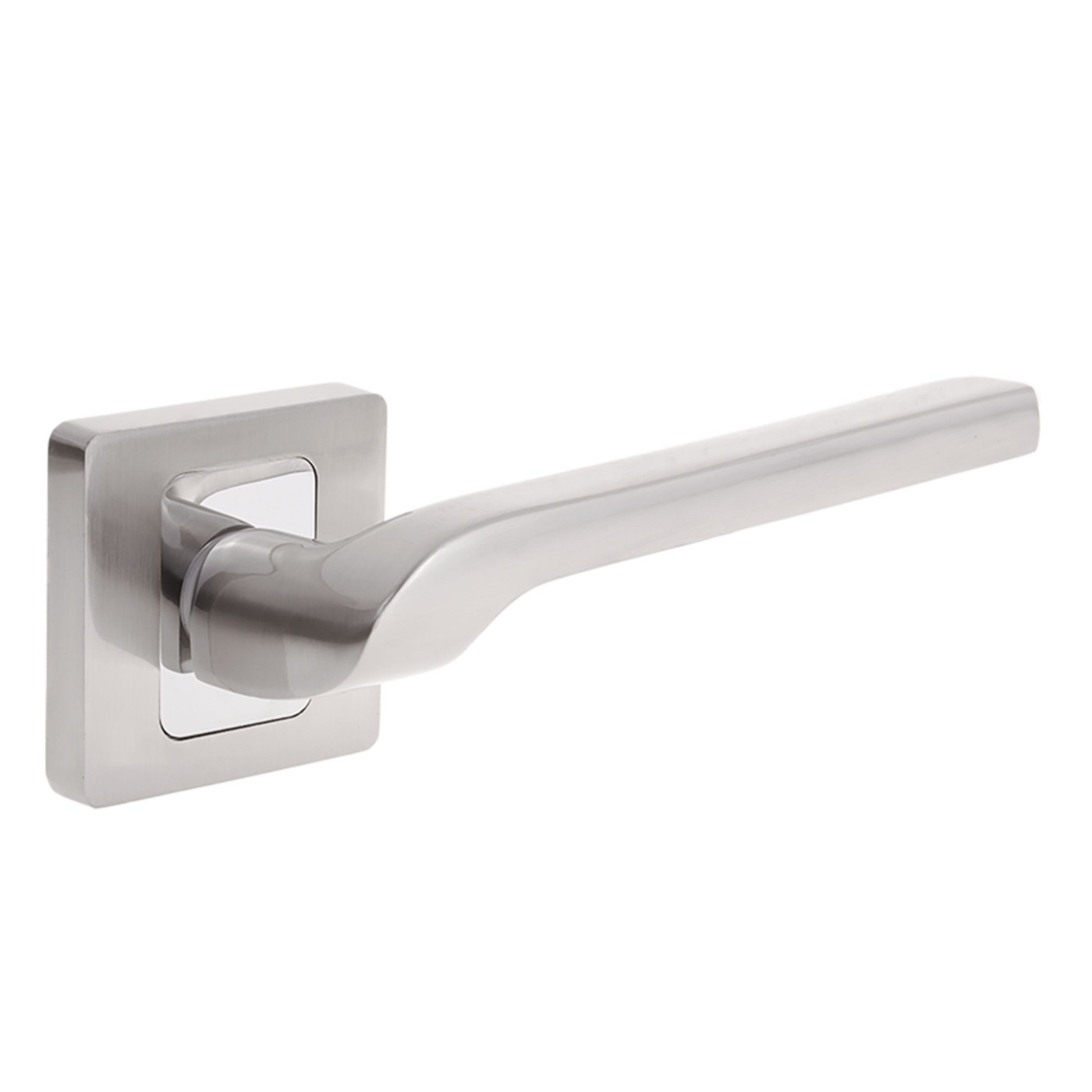 Klamka do Drzwi Wewnętrznych Luga Satyna/Chrom