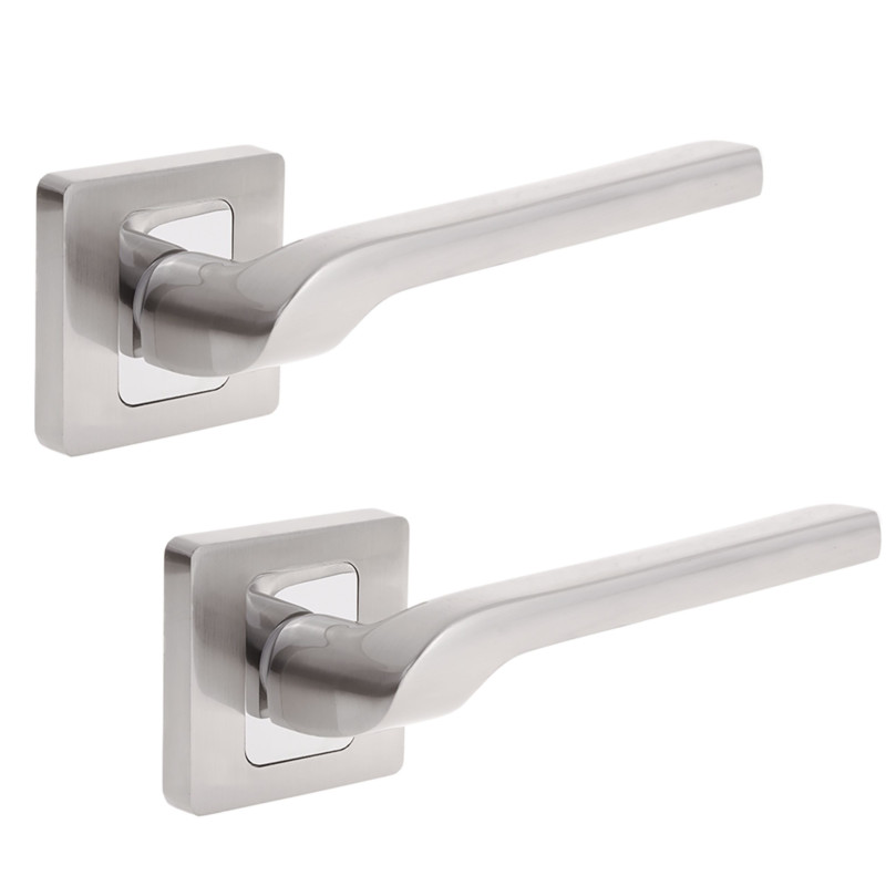 Klamka do Drzwi Wewnętrznych Luga Satyna/Chrom