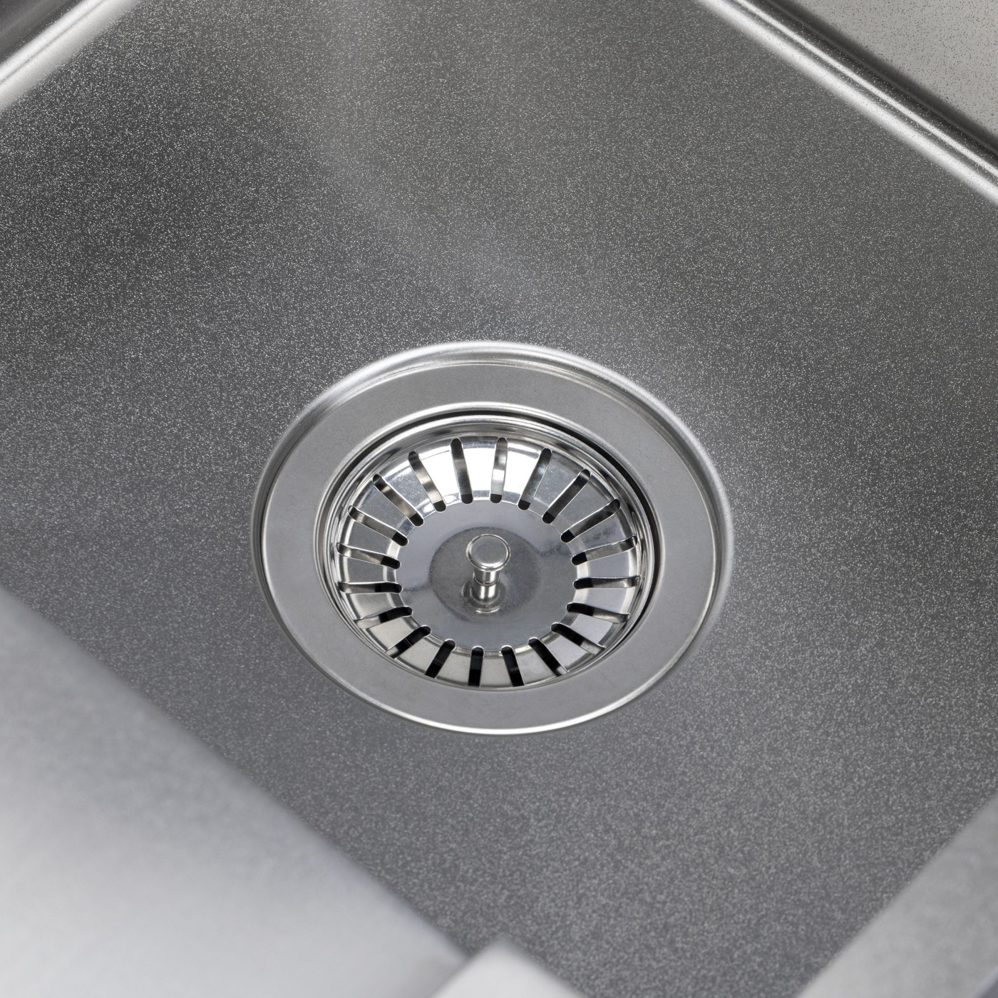 Zlew Zlewozmywak Jednokomorowy z Ociekaczem Stalowy z Syfonem INOX Marmara