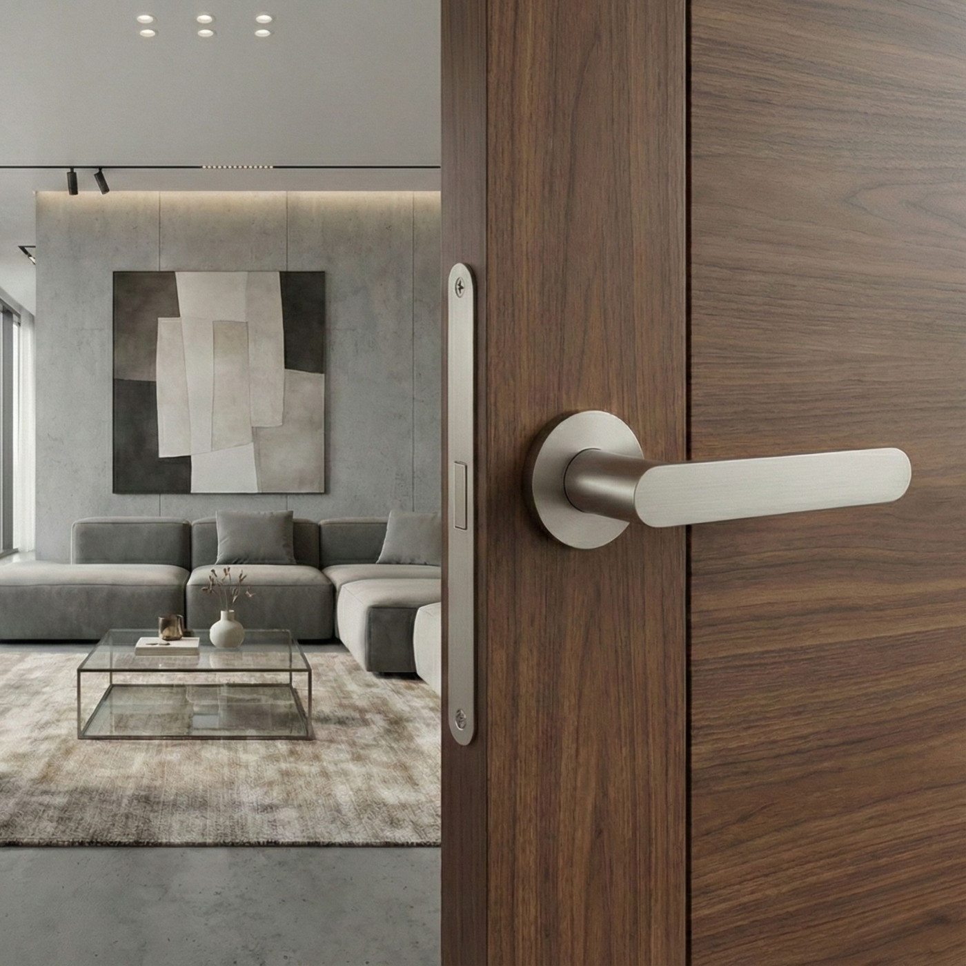 Klamka Wewnętrzna Klamka do Drzwi Wewnętrznych Satyna Mat Malaga Klamka Wewnętrzna Klamka do Drzwi Wewnętrznych Satyna Mat Malaga