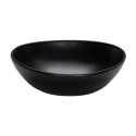 Umywalka Nablatowa Ceramiczna Owalna 41x33 cm Czarna DESNA Laveo