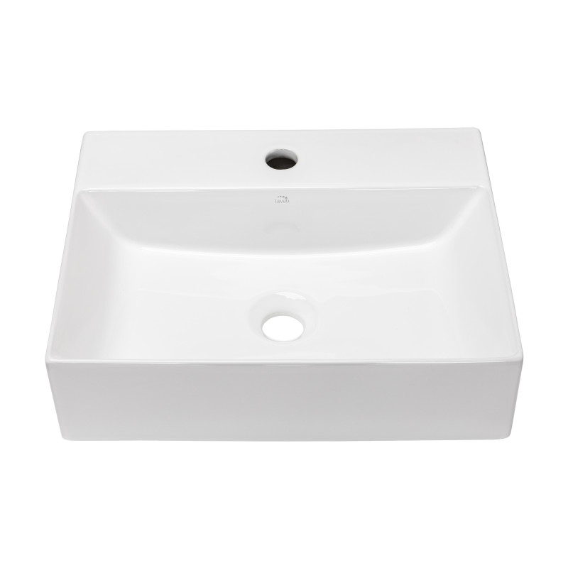 Umywalka Nablatowa Ścienna Ceramiczna Kvadrato Umywalka Nablatowa Ścienna Ceramiczna Kvadrato