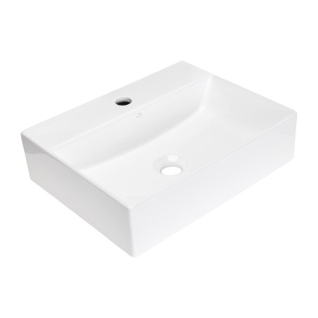 Umywalka Nablatowa Ścienna Ceramiczna Kvadrato Umywalka Nablatowa Ścienna Ceramiczna Kvadrato