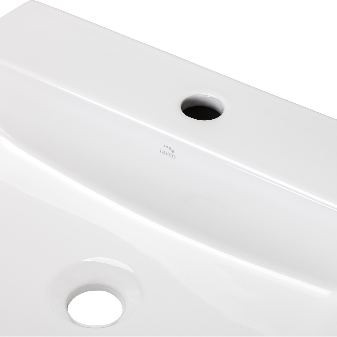 Umywalka Nablatowa Ścienna Ceramiczna Kvadrato Umywalka Nablatowa Ścienna Ceramiczna Kvadrato