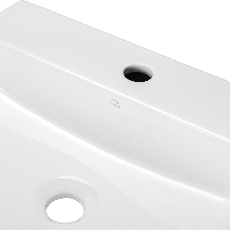 Umywalka Nablatowa Ścienna Ceramiczna Kvadrato Umywalka Nablatowa Ścienna Ceramiczna Kvadrato