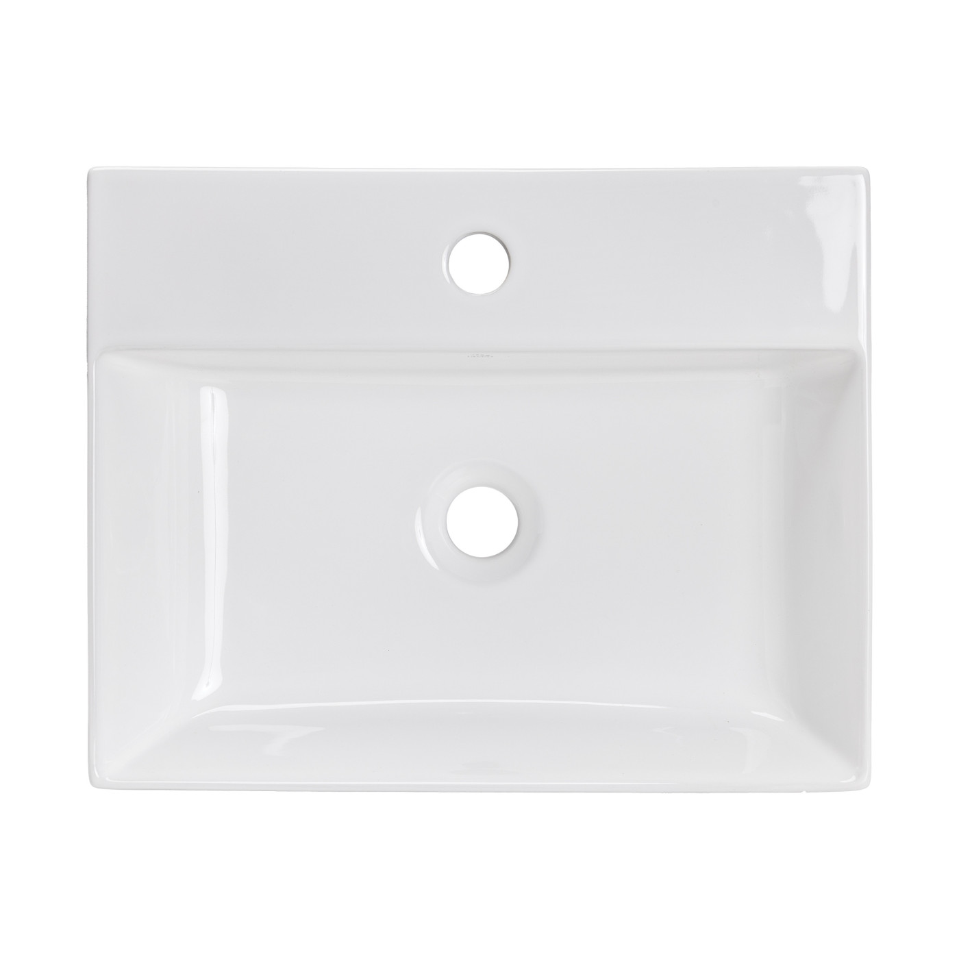 Umywalka Nablatowa Ścienna Ceramiczna Kvadrato Umywalka Nablatowa Ścienna Ceramiczna Kvadrato