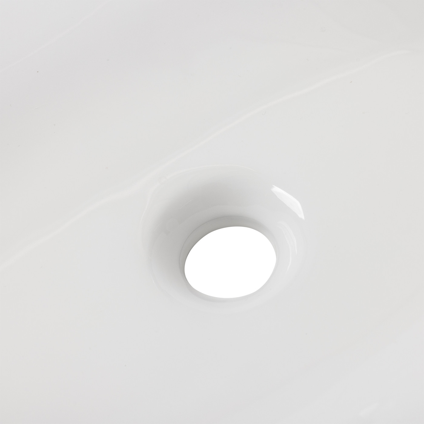 Umywalka Nablatowa Ceramiczna Owalna Biała Lomami