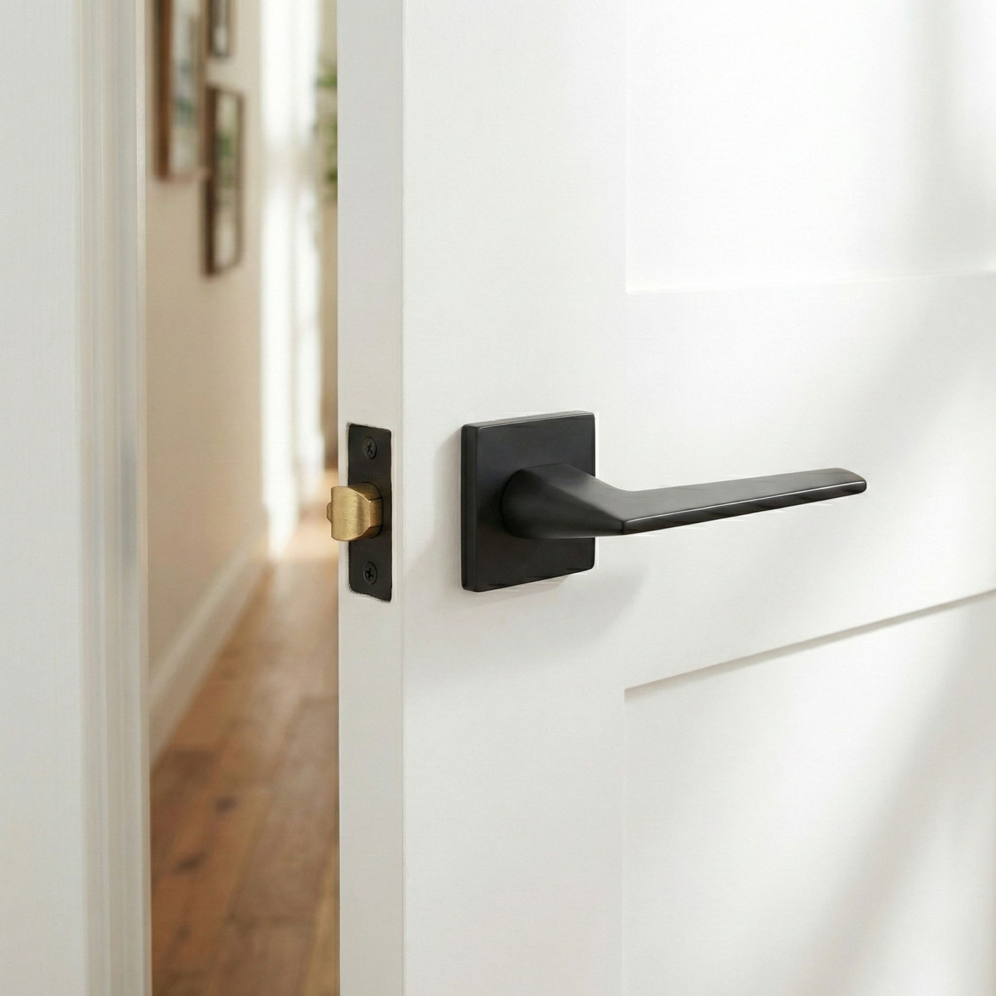 Klamka do Drzwi Wewnętrznych Czarna MURSIA Kuchinox