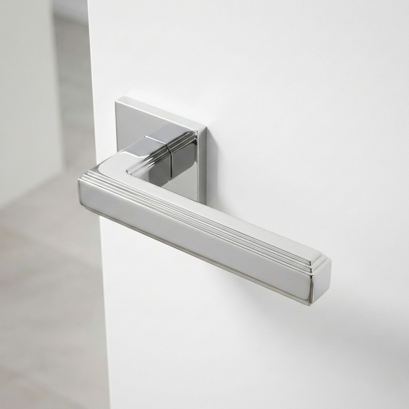 Klamka do Drzwi Wewnętrznych Chrom TESSERA Kuchinox Klamka do Drzwi Wewnętrznych Chrom TESSERA Kuchinox