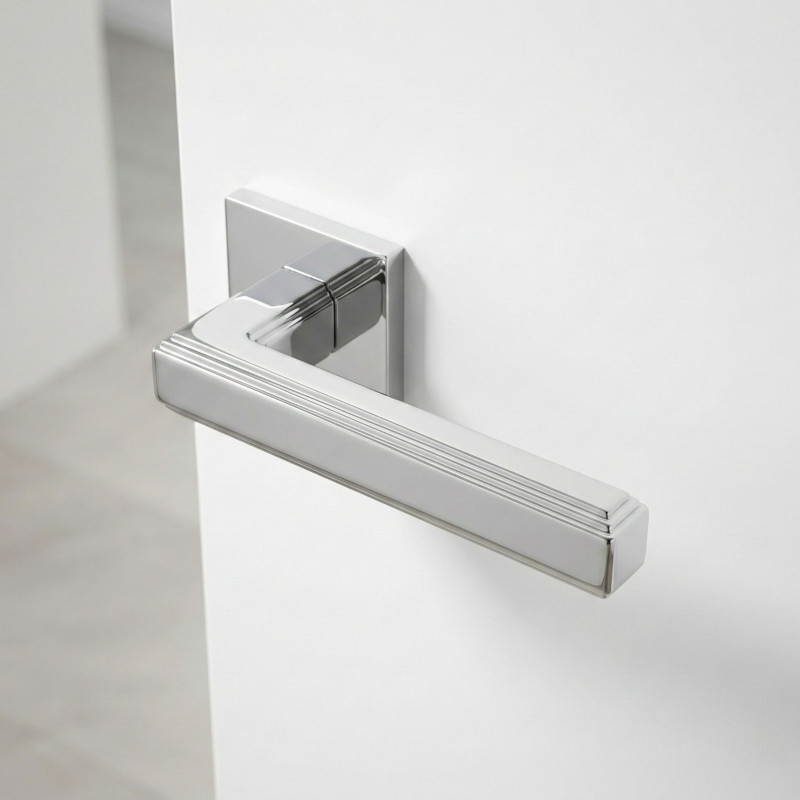 Klamka do Drzwi Wewnętrznych Chrom TESSERA Kuchinox Klamka do Drzwi Wewnętrznych Chrom TESSERA Kuchinox