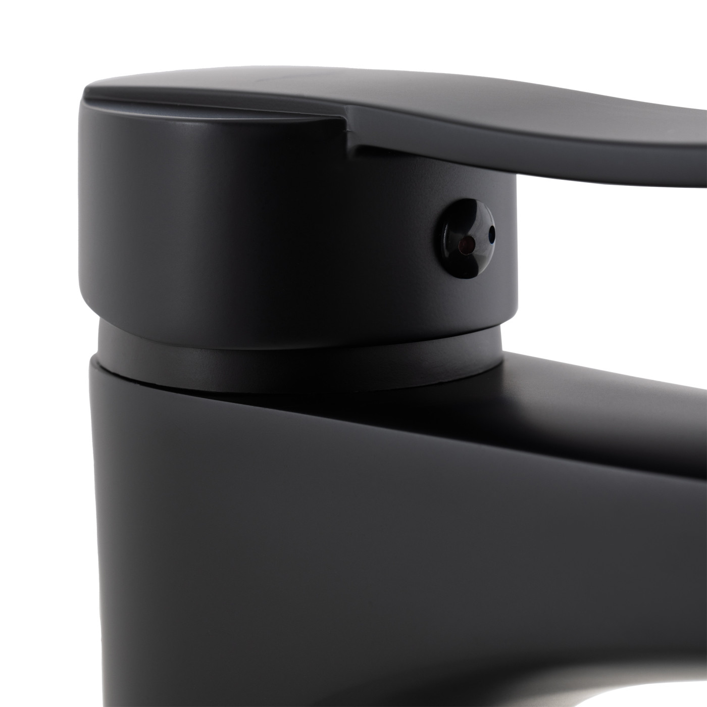 Bateria Umywalkowa Stojąca z Korkiem MADERA Czarna