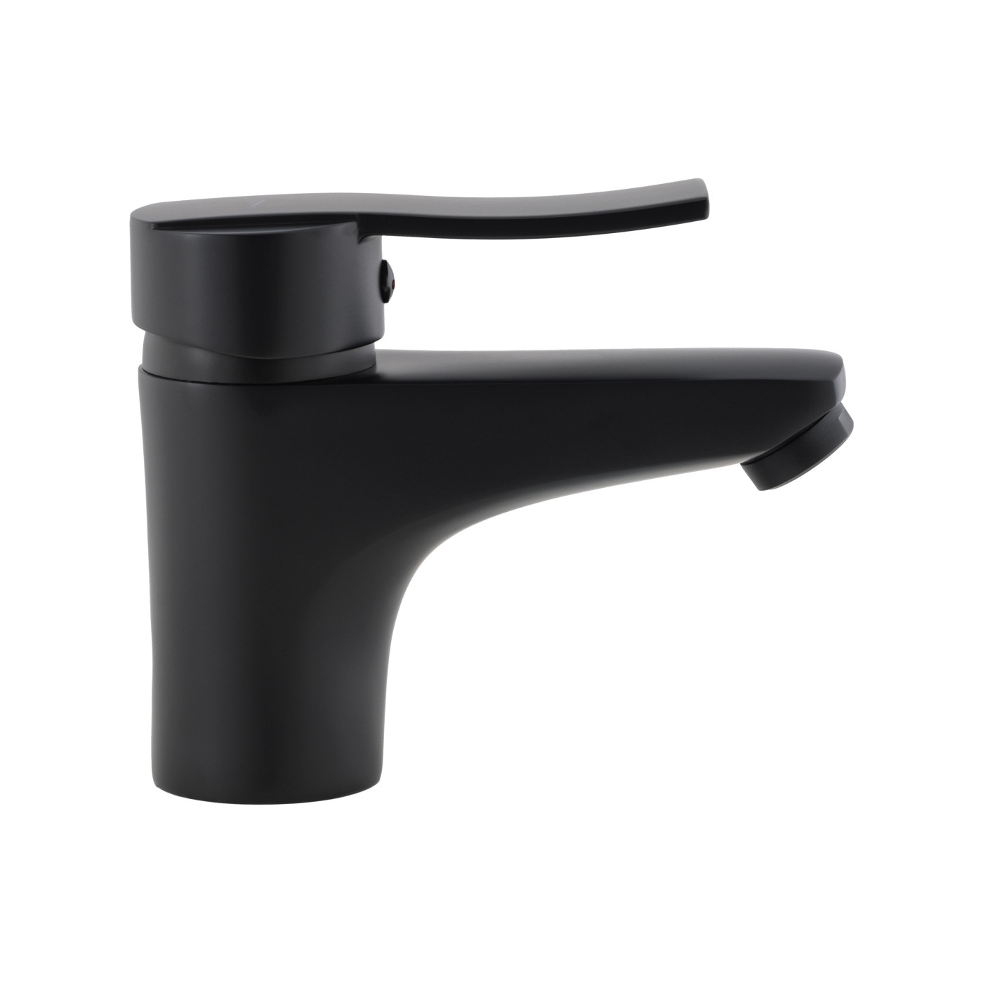 Bateria Umywalkowa Stojąca z Korkiem MADERA Czarna