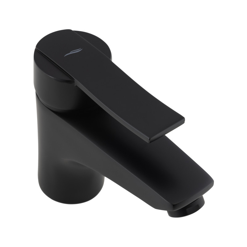 Bateria Umywalkowa Stojąca z Korkiem MADERA Czarna